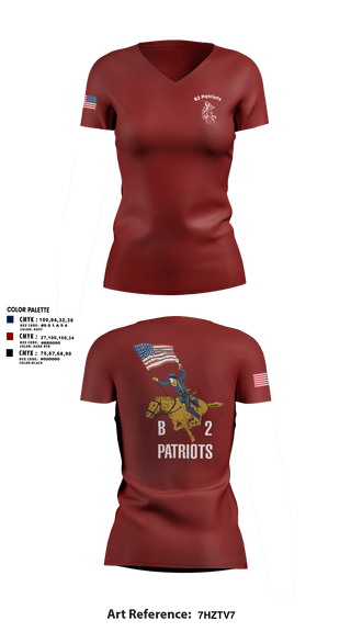 Womens Short Sleeve Vneck Shirt, B2 Patriots sports, Army, Teamtime, Team time, sublimation, custom sports apparel, team uniforms, spirit wear, spiritwear, sports uniforms, custom shirts, team store, custom team store, fundraiser sports, apparel fundraiser