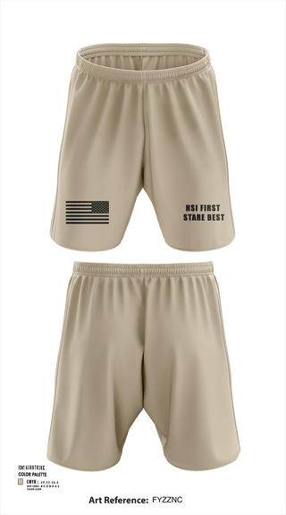 Athletic Shorts With Pockets, HSI First Stare BEST, Police, Teamtime, Team time, sublimation, custom sports apparel, team uniforms, spirit wear, spiritwear, sports uniforms, custom shirts, team store, custom team store, fundraiser sports, apparel fundraiser