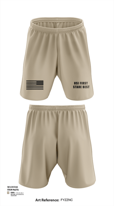 HSI First Stare BEST 75939314 Athletic Shorts With Pockets - 104