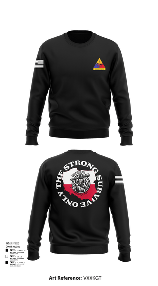 Crew Neck Sweatshirt, 261st BSC CAVEMAN PLT, , Teamtime, Team time, sublimation, custom sports apparel, team uniforms, spirit wear, spiritwear, sports uniforms, custom shirts, team store, custom team store, fundraiser sports, apparel fundraiser