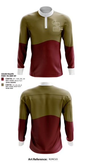 Quarter Zip Jacket, George County Middle School Track and Field, Track & Field, Teamtime, Team time, sublimation, custom sports apparel, team uniforms, spirit wear, spiritwear, sports uniforms, custom shirts, team store, custom team store, fundraiser sports, apparel fundraiser
