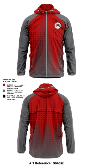 Windbreaker, West Allegheny Marching Pride Band, Spirit Store, Teamtime, Team time, sublimation, custom sports apparel, team uniforms, spirit wear, spiritwear, sports uniforms, custom shirts, team store, custom team store, fundraiser sports, apparel fundraiser