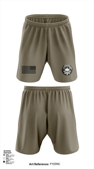Athletic Shorts With Pockets, Cco/3-69/1ABCT/3ID, Army, Teamtime, Team time, sublimation, custom sports apparel, team uniforms, spirit wear, spiritwear, sports uniforms, custom shirts, team store, custom team store, fundraiser sports, apparel fundraiser