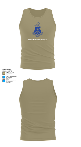 Tank Top, Pershing Rifles Troop L-1, , Teamtime, Team time, sublimation, custom sports apparel, team uniforms, spirit wear, spiritwear, sports uniforms, custom shirts, team store, custom team store, fundraiser sports, apparel fundraiser