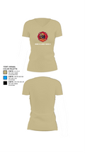 Engine 40 Ladder 4 Medic 19 58015136 Women's Short Sleeve V-neck Shirt - 84