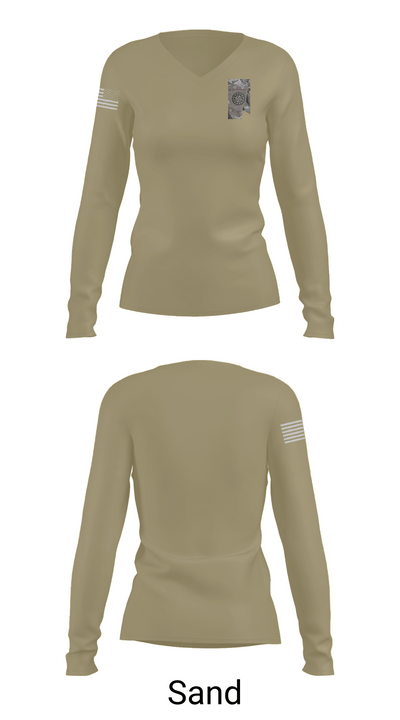 46 MP CO 62562841 Women's Long Sleeve V-neck Shirt - 92