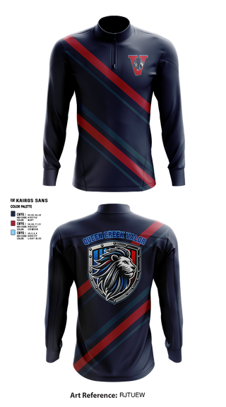 Quarter Zip Jacket, Valor, , Teamtime, Team time, sublimation, custom sports apparel, team uniforms, spirit wear, spiritwear, sports uniforms, custom shirts, team store, custom team store, fundraiser sports, apparel fundraiser