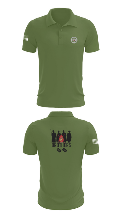 Wpns 1/8 Mortars 40720351 Short Sleeve Performance Polo - 47