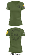 132d MRBC, 579th EN BN, 49th MP DIV 50518216 Women's Short Sleeve V-neck Shirt - 46