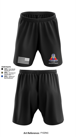 Athletic Shorts With Pockets, A Co, 2-13th Aviation Regiment, , Teamtime, Team time, sublimation, custom sports apparel, team uniforms, spirit wear, spiritwear, sports uniforms, custom shirts, team store, custom team store, fundraiser sports, apparel fundraiser