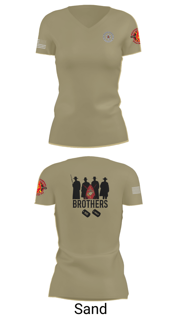 Womens Short Sleeve Vneck Shirt, Wpns 1/8 Mortars, , Teamtime, Team time, sublimation, custom sports apparel, team uniforms, spirit wear, spiritwear, sports uniforms, custom shirts, team store, custom team store, fundraiser sports, apparel fundraiser