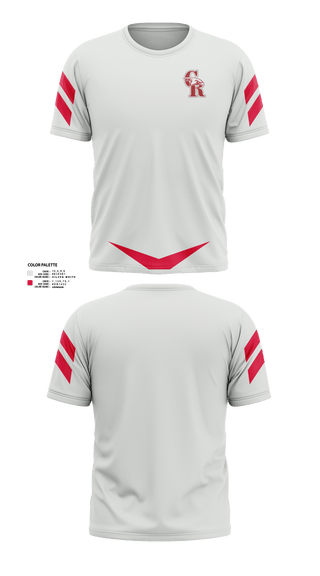 Short Sleeve Performance Shirt, Canyon Ridge High School Tennis, Tennis, Teamtime, Team time, sublimation, custom sports apparel, team uniforms, spirit wear, spiritwear, sports uniforms, custom shirts, team store, custom team store, fundraiser sports, apparel fundraiser