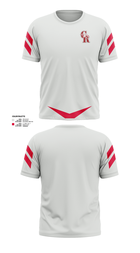 Short Sleeve Performance Shirt, Canyon Ridge High School Tennis, Tennis, Teamtime, Team time, sublimation, custom sports apparel, team uniforms, spirit wear, spiritwear, sports uniforms, custom shirts, team store, custom team store, fundraiser sports, apparel fundraiser