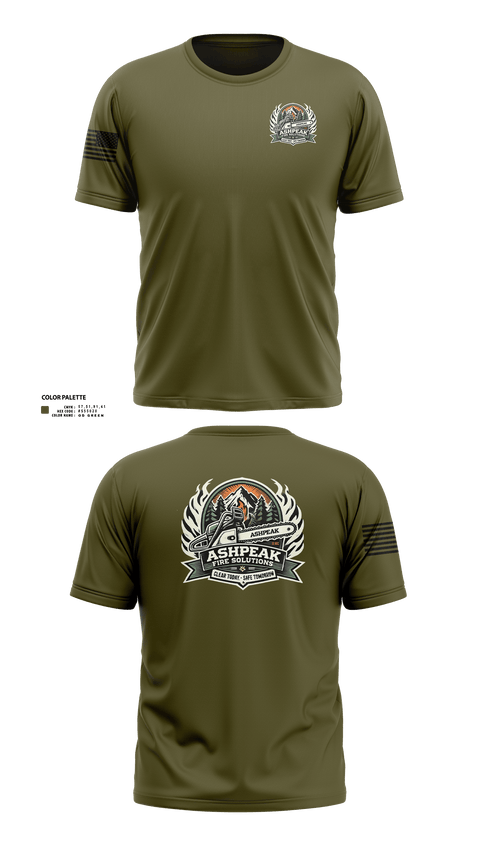 Short Sleeve Performance Shirt, AshPeak Fire Solutions, , Teamtime, Team time, sublimation, custom sports apparel, team uniforms, spirit wear, spiritwear, sports uniforms, custom shirts, team store, custom team store, fundraiser sports, apparel fundraiser