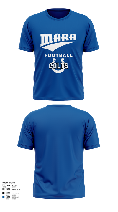 Mara Colts Short Sleeve Performance Shirt - 13
