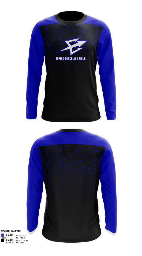 Long Sleeve Performance Shirt, Epping Track and Field, Track & Field, Teamtime, Team time, sublimation, custom sports apparel, team uniforms, spirit wear, spiritwear, sports uniforms, custom shirts, team store, custom team store, fundraiser sports, apparel fundraiser