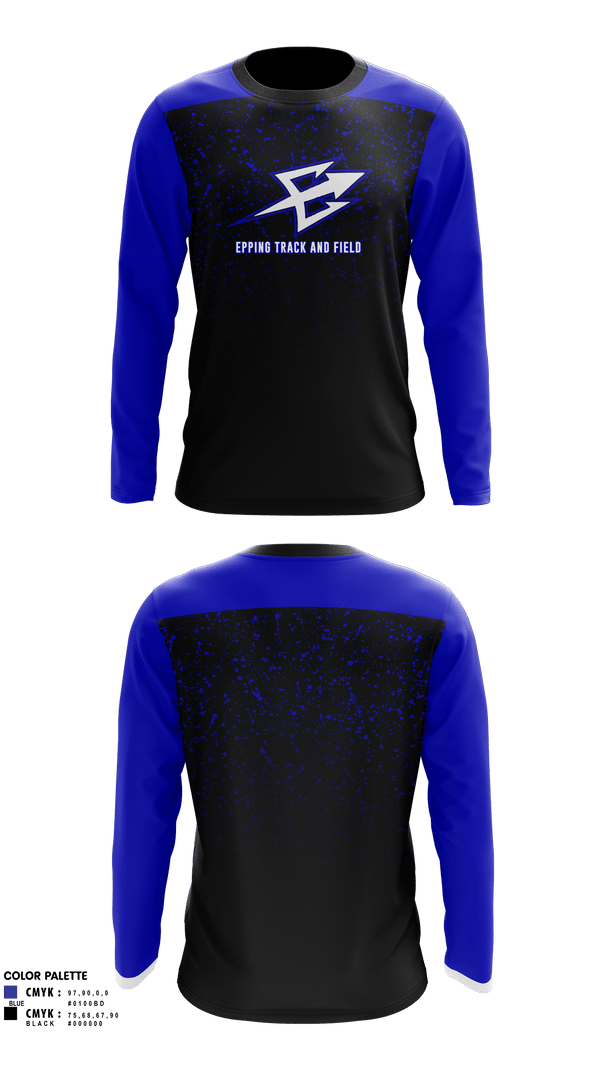 Long Sleeve Performance Shirt, Epping Track and Field, Track & Field, Teamtime, Team time, sublimation, custom sports apparel, team uniforms, spirit wear, spiritwear, sports uniforms, custom shirts, team store, custom team store, fundraiser sports, apparel fundraiser