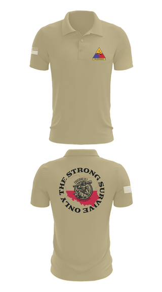 Short Sleeve Performance Polo, 261st BSC CAVEMAN PLT, , Teamtime, Team time, sublimation, custom sports apparel, team uniforms, spirit wear, spiritwear, sports uniforms, custom shirts, team store, custom team store, fundraiser sports, apparel fundraiser