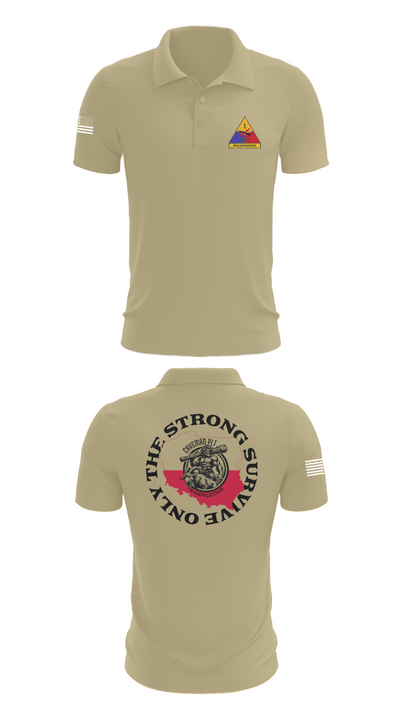 261st BSC CAVEMAN PLT 28746409 Short Sleeve Performance Polo - 87