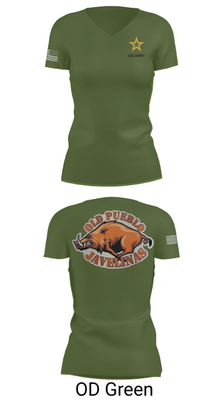 Womens Short Sleeve Vneck Shirt, Old Pueblo, , Teamtime, Team time, sublimation, custom sports apparel, team uniforms, spirit wear, spiritwear, sports uniforms, custom shirts, team store, custom team store, fundraiser sports, apparel fundraiser