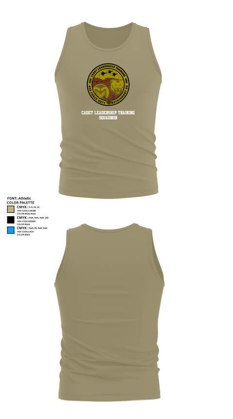 Tank Top, Cadet Leadership Training Squadron, Air Force, Teamtime, Team time, sublimation, custom sports apparel, team uniforms, spirit wear, spiritwear, sports uniforms, custom shirts, team store, custom team store, fundraiser sports, apparel fundraiser