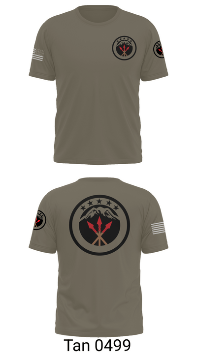 593rd esc 84588432 Short Sleeve Performance Shirt - 76