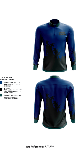 Quarter Zip Jacket, LIBERTY BLUEJAYS, Golf, Teamtime, Team time, sublimation, custom sports apparel, team uniforms, spirit wear, spiritwear, sports uniforms, custom shirts, team store, custom team store, fundraiser sports, apparel fundraiser