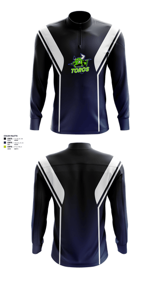 Quarter Zip Jacket, Northeast Toros Football, Football, Teamtime, Team time, sublimation, custom sports apparel, team uniforms, spirit wear, spiritwear, sports uniforms, custom shirts, team store, custom team store, fundraiser sports, apparel fundraiser