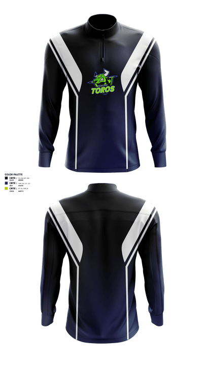 Northeast Toros Football 18068925 Quarter Zip Jacket - 1