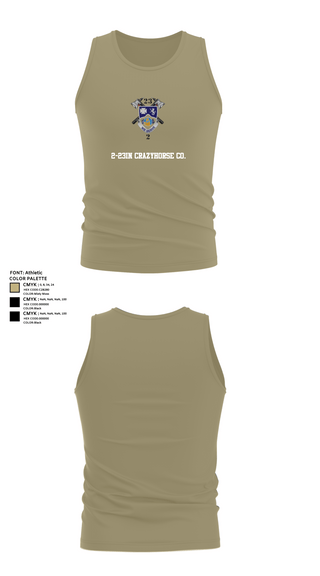 Tank Top, 2-23IN CRAZYHORSE CO., , Teamtime, Team time, sublimation, custom sports apparel, team uniforms, spirit wear, spiritwear, sports uniforms, custom shirts, team store, custom team store, fundraiser sports, apparel fundraiser
