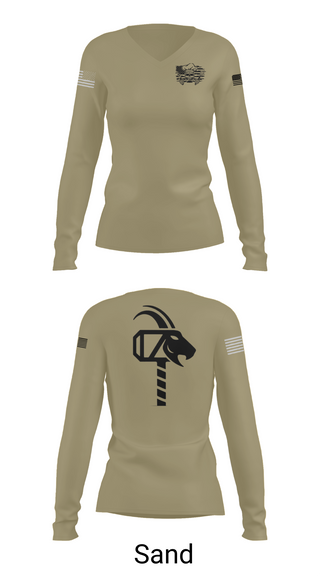 Womens Long Sleeve Vneck Shirt, 900th QM, , Teamtime, Team time, sublimation, custom sports apparel, team uniforms, spirit wear, spiritwear, sports uniforms, custom shirts, team store, custom team store, fundraiser sports, apparel fundraiser