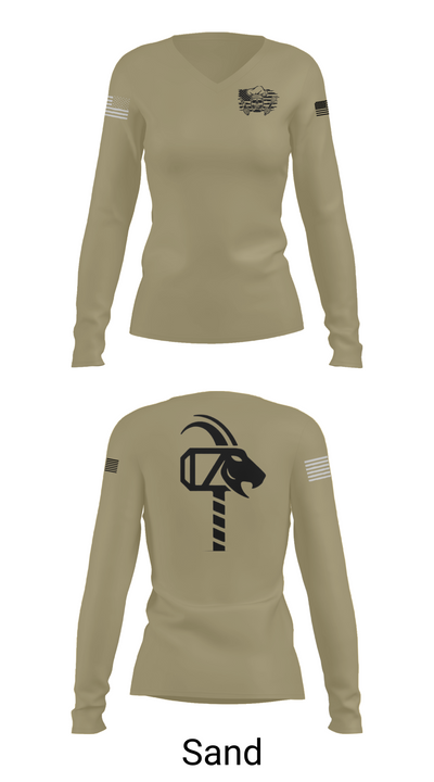 900th QM 2040275 Women's Long Sleeve V-neck Shirt - 92