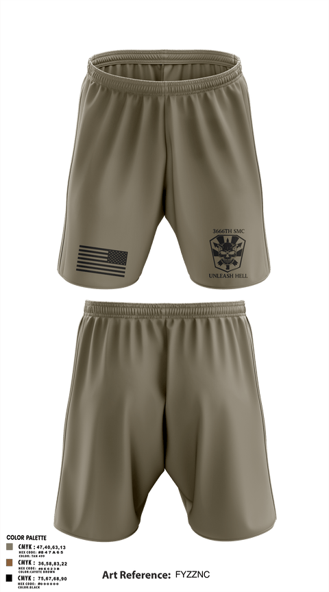 Athletic Shorts With Pockets, 3666 Support Maintenance Company, , Teamtime, Team time, sublimation, custom sports apparel, team uniforms, spirit wear, spiritwear, sports uniforms, custom shirts, team store, custom team store, fundraiser sports, apparel fundraiser