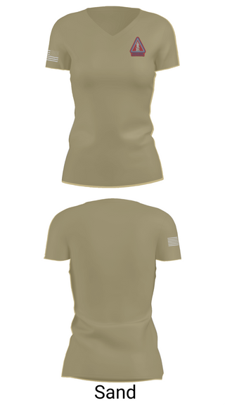 Womens Short Sleeve Vneck Shirt, Recruiting and Retention Battalion, , Teamtime, Team time, sublimation, custom sports apparel, team uniforms, spirit wear, spiritwear, sports uniforms, custom shirts, team store, custom team store, fundraiser sports, apparel fundraiser