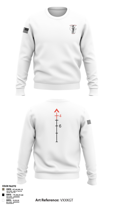 WIARNG Marksmanship 12854544 Crew Neck Sweatshirt - 109