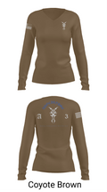 Apocalypse Platoon 49394201 Women's Long Sleeve V-neck Shirt - 17