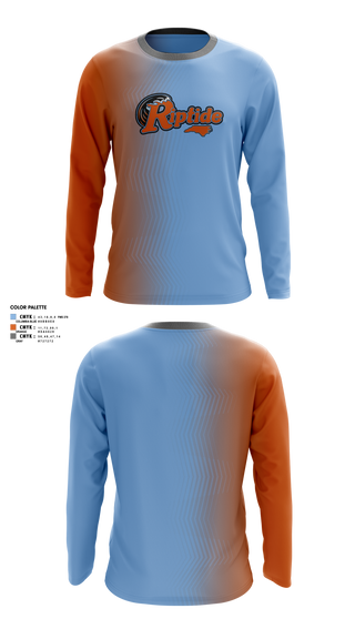 Long Sleeve Performance Shirt, Carolina Riptide, Baseball, Teamtime, Team time, sublimation, custom sports apparel, team uniforms, spirit wear, spiritwear, sports uniforms, custom shirts, team store, custom team store, fundraiser sports, apparel fundraiser