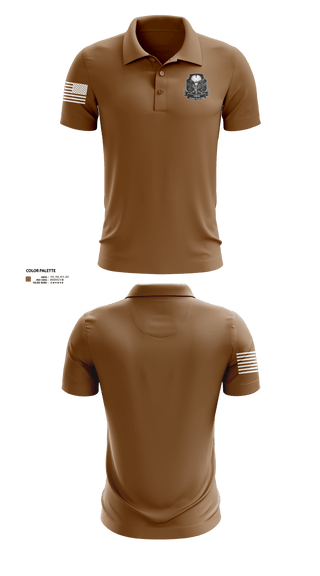 Short Sleeve Performance Polo, 1-153 IN Scout Platoon, National Guard, Teamtime, Team time, sublimation, custom sports apparel, team uniforms, spirit wear, spiritwear, sports uniforms, custom shirts, team store, custom team store, fundraiser sports, apparel fundraiser