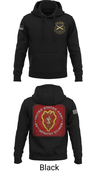 25th infantry division C-Btry 1/8 FA 8241745 Hoodie - 38