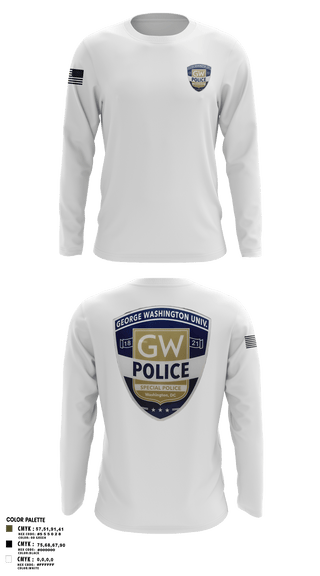 Long Sleeve Performance Shirt, GWPD, , Teamtime, Team time, sublimation, custom sports apparel, team uniforms, spirit wear, spiritwear, sports uniforms, custom shirts, team store, custom team store, fundraiser sports, apparel fundraiser
