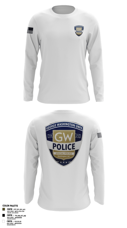 Long Sleeve Performance Shirt, GWPD, , Teamtime, Team time, sublimation, custom sports apparel, team uniforms, spirit wear, spiritwear, sports uniforms, custom shirts, team store, custom team store, fundraiser sports, apparel fundraiser
