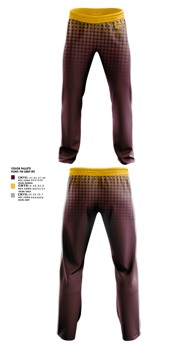 West Allis Junior Bulldogs 12670272 Sweatpants - 1