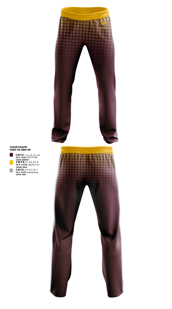 Sweatpants, West Allis Junior Bulldogs, , Teamtime, Team time, sublimation, custom sports apparel, team uniforms, spirit wear, spiritwear, sports uniforms, custom shirts, team store, custom team store, fundraiser sports, apparel fundraiser