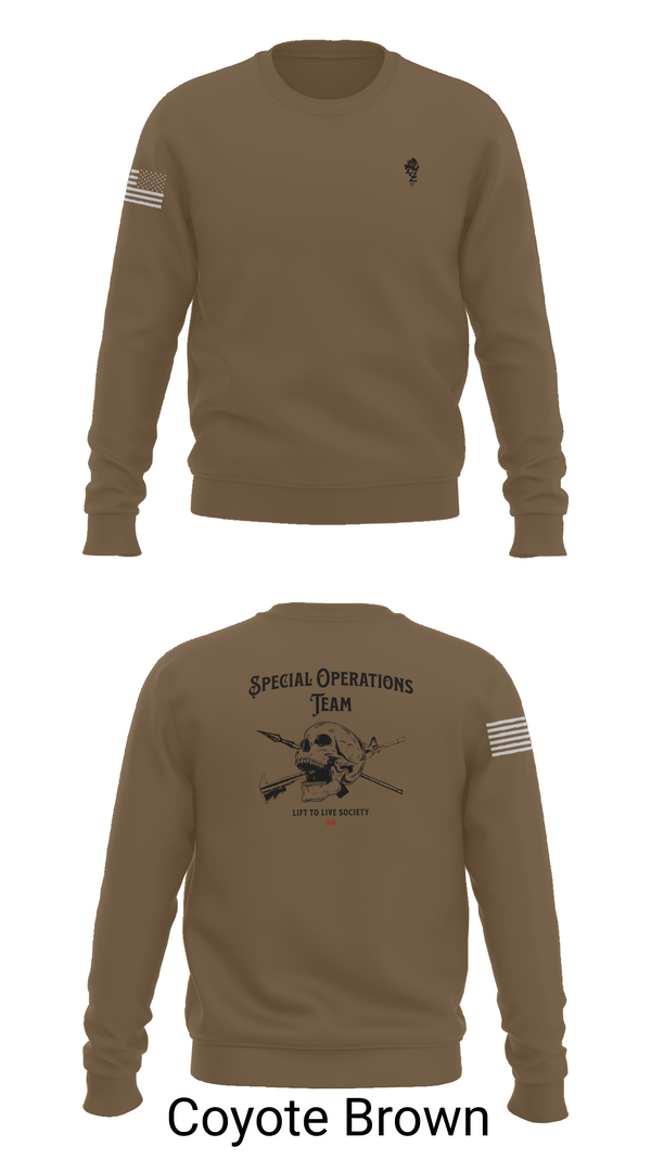 Crew Neck Sweatshirt, Special Operations Team, , Teamtime, Team time, sublimation, custom sports apparel, team uniforms, spirit wear, spiritwear, sports uniforms, custom shirts, team store, custom team store, fundraiser sports, apparel fundraiser