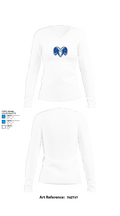 Hightstown High School Tennis 16698376 Women's Long Sleeve V-neck Shirt - 15