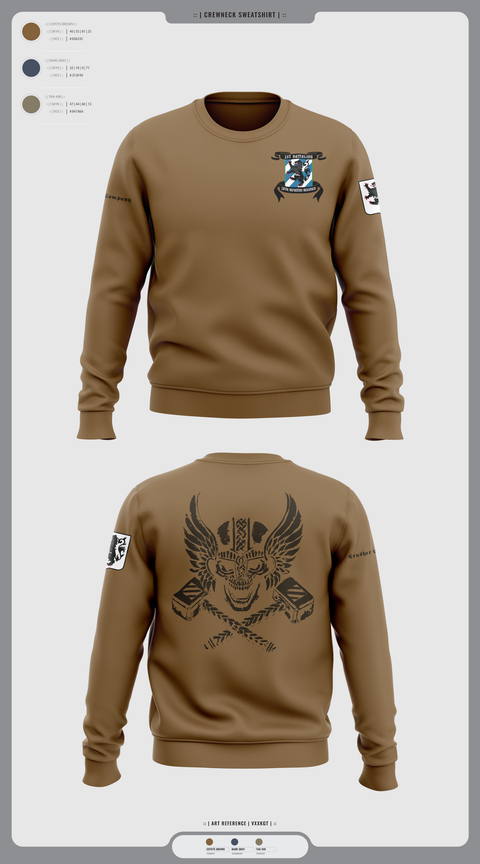 Crew Neck Sweatshirt, 1-28 Infantry battalion, , Teamtime, Team time, sublimation, custom sports apparel, team uniforms, spirit wear, spiritwear, sports uniforms, custom shirts, team store, custom team store, fundraiser sports, apparel fundraiser