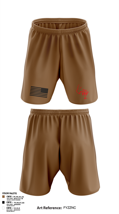 Falcon Navy 41884136 Athletic Shorts With Pockets - 1