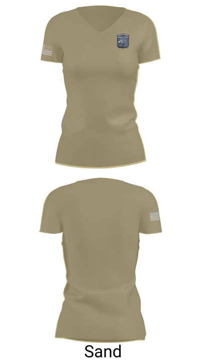 NAVSUBTRACENPAC 48125682 Women's Short Sleeve V-neck Shirt - 84