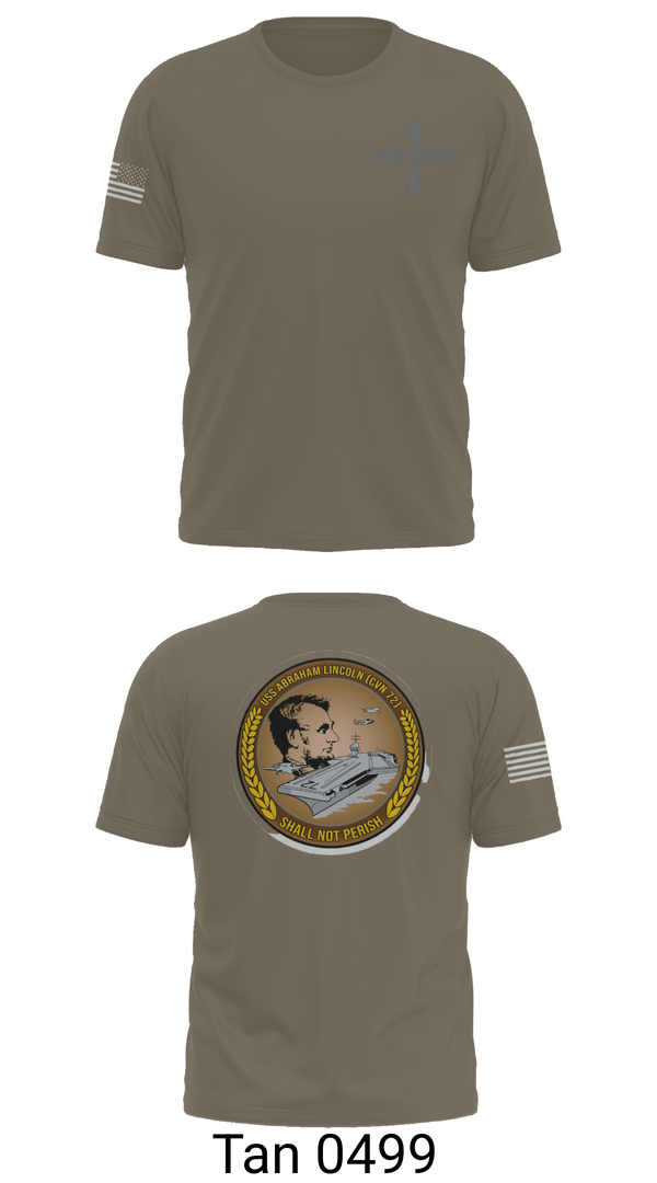 Short Sleeve Performance Shirt, CVN 72 Abraham Lincoln, , Teamtime, Team time, sublimation, custom sports apparel, team uniforms, spirit wear, spiritwear, sports uniforms, custom shirts, team store, custom team store, fundraiser sports, apparel fundraiser