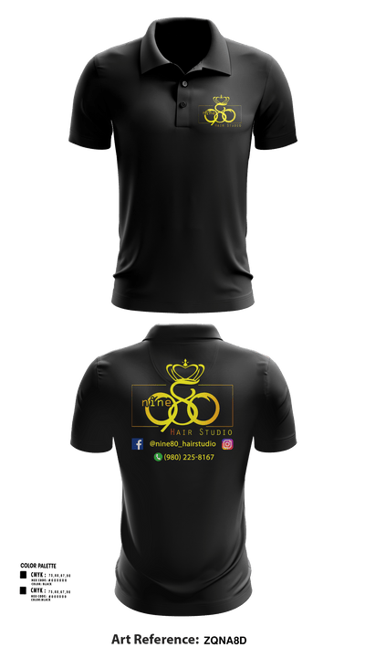 Nine80 78489102 Short Sleeve Performance Polo - 52